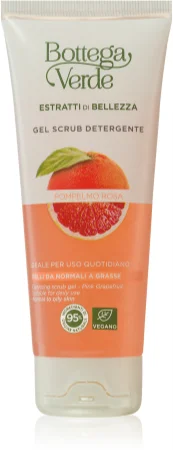 Bottega Verde Pink Grapefruit cleansing peeling gel for normal to oily skin