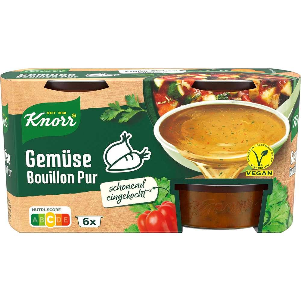 Pure bouillon, vegetables