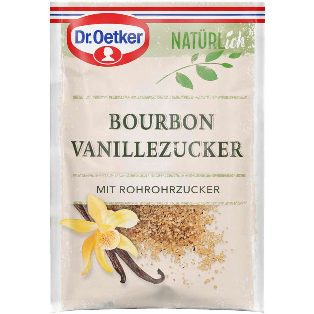 Bourbon vanilla sugar with cane sugar