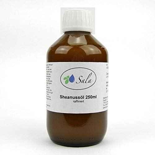 Sala Shea Nut Oil Refined 250 ml Glass Bottle