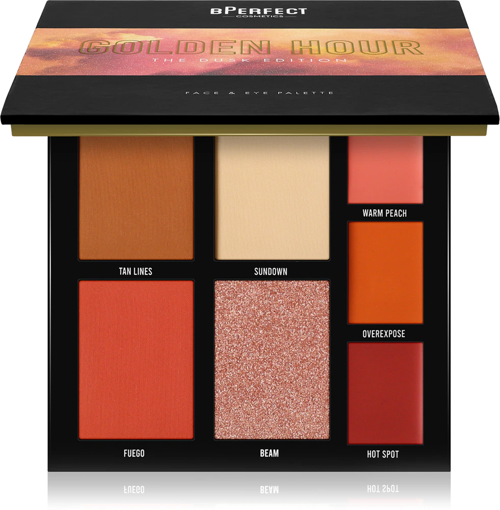 BPerfect Golden Hour The Dusk Edition Eyeshadow & Contour Palette for the face