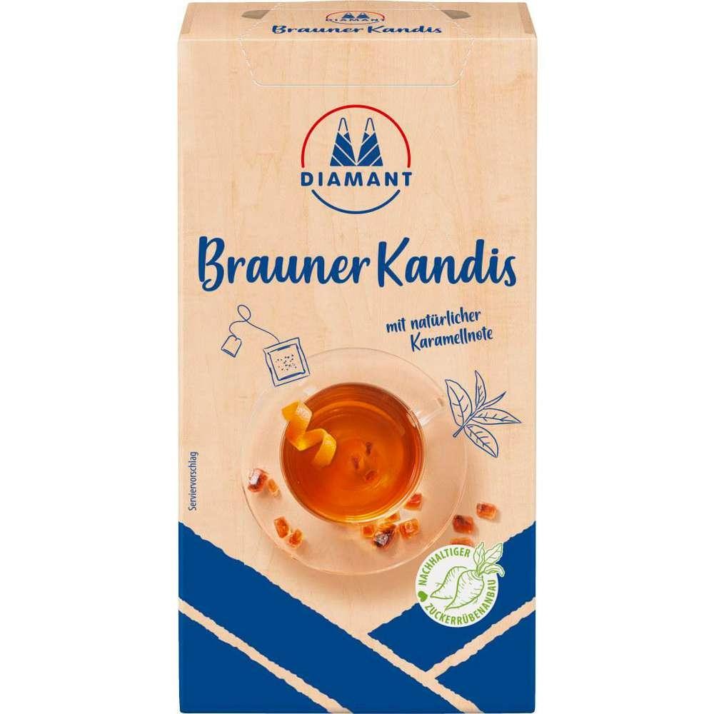 Brown cube candy