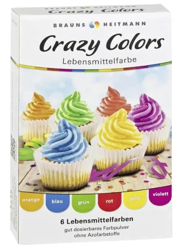Brauns-Heitmann Food Coloring Crazy Colors 6 x 5ml