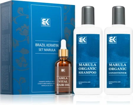 Brazil Keratin Marula Organic Set Set (for damaged and brittle hair)