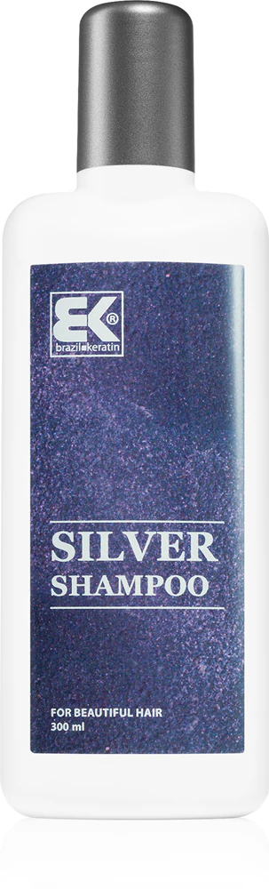 Brazil Keratin Silver Shampoo Neutralizing silver shampoo for blonde and gray hair