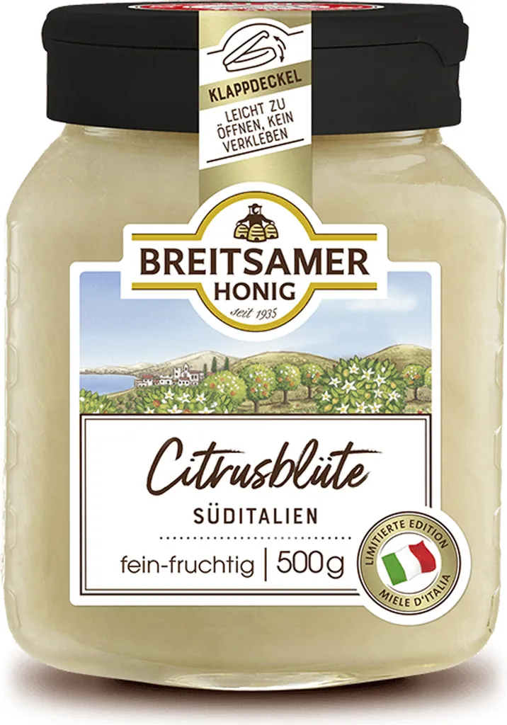 Breitsamer Honig Citrusblüte Sizilien 500g