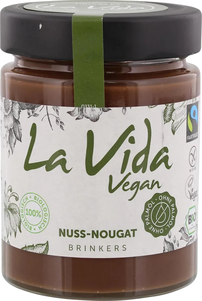 Brinkers La Vida VeganNuss Nougat Creme Brotaufstrich 270g