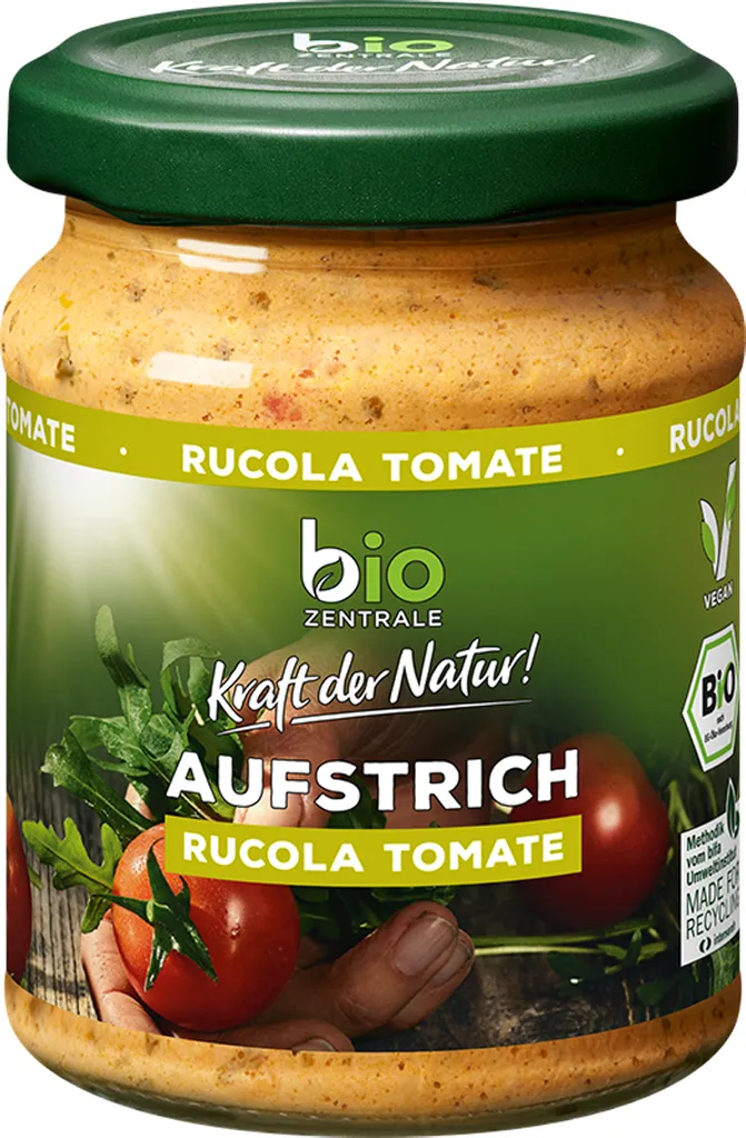 Brotaufstrich Rucola-Tomate
