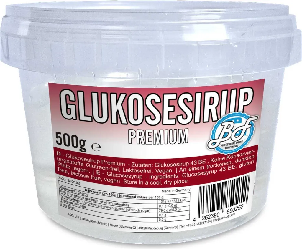 Brotfrei Glukosesirup Premium 500g