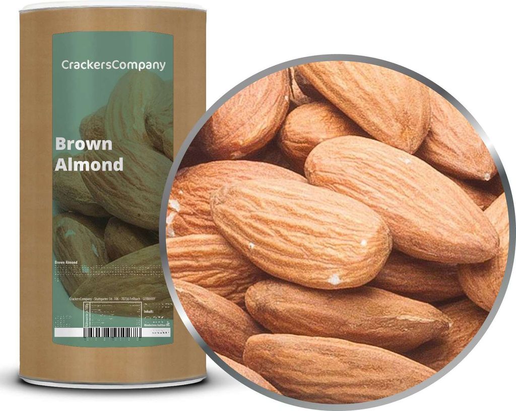 BROWN ALMOND membrane can large 750g