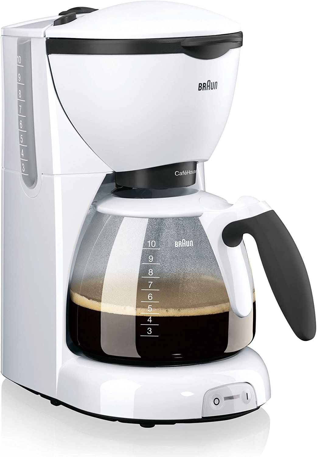 Braun Brown Coffee Dispenser White Kf520/1, 10 Tassen