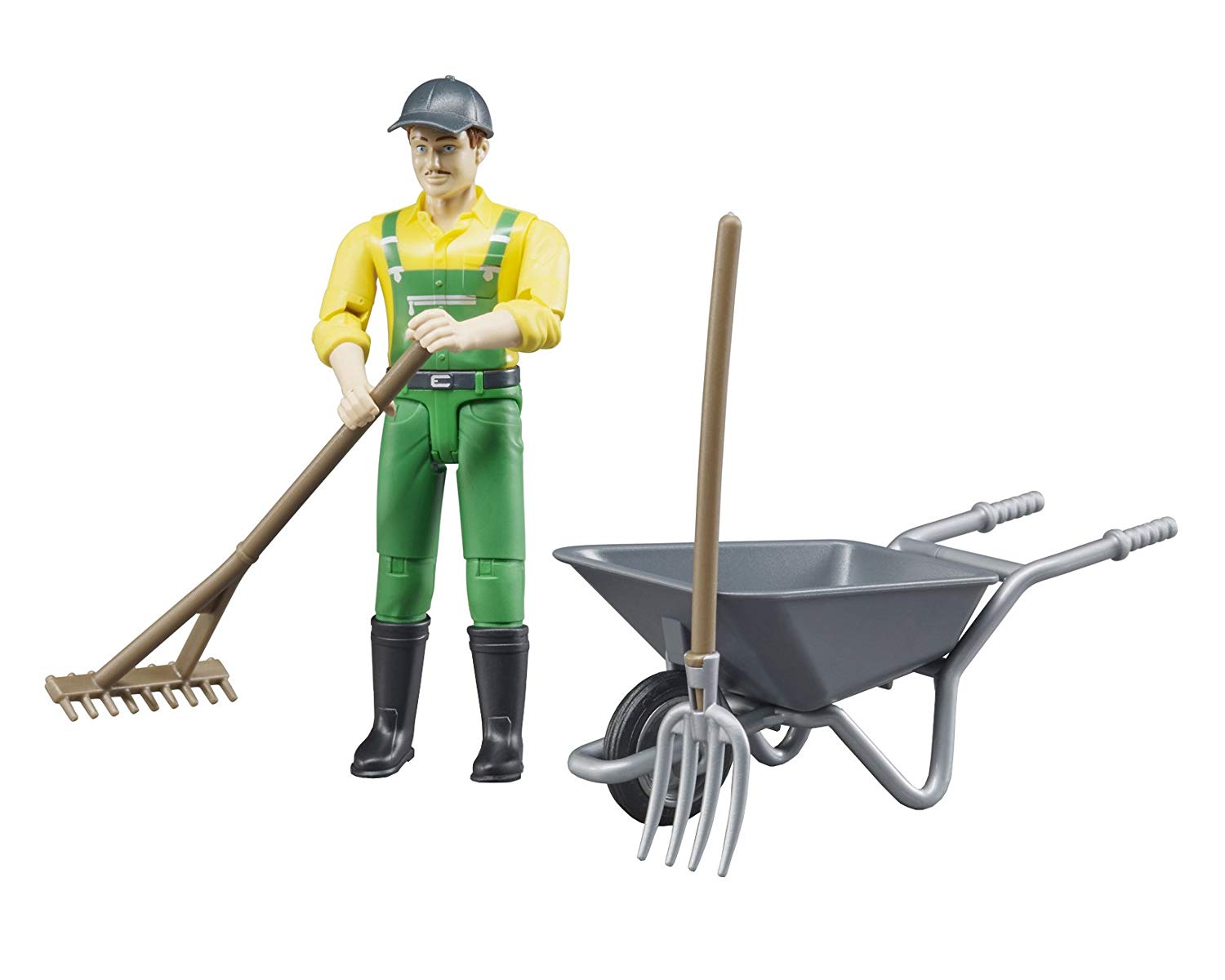 Bruder Farmer Figurines With Accessories