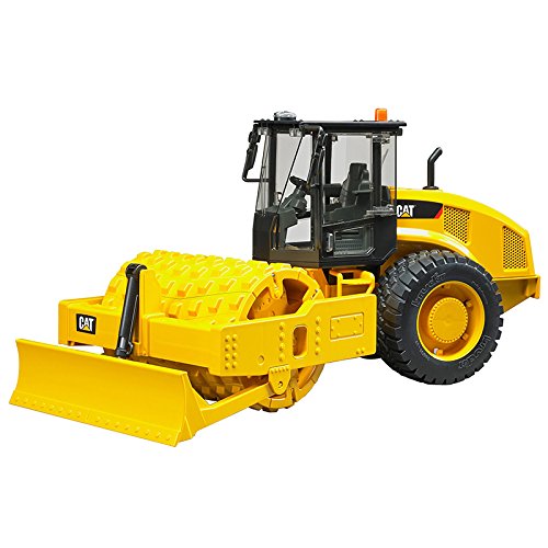 Bruder Cat Vibratory Soil Compactor With Levelling Blade