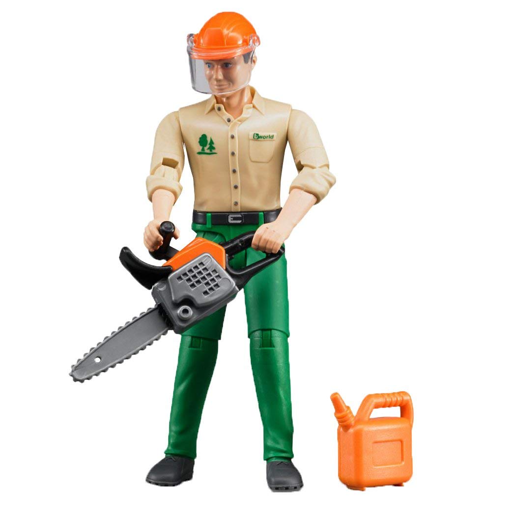 Bruder Forestry Worker With Accessories
