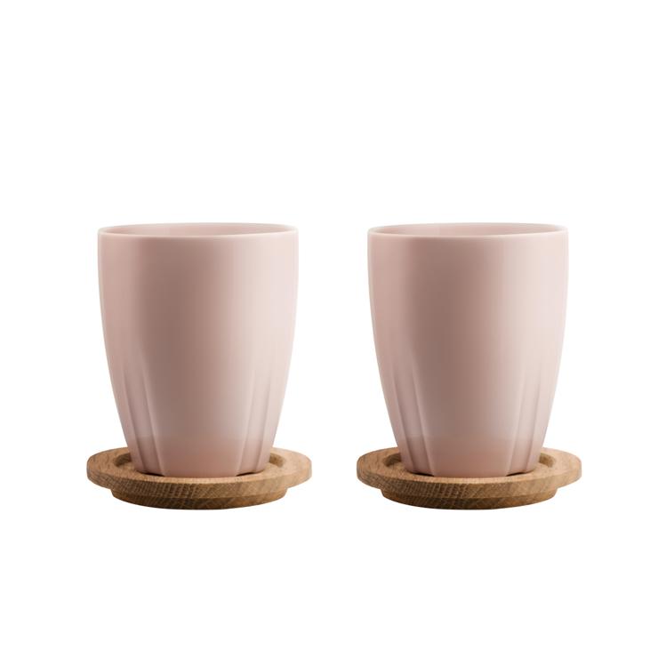 Bruk Cup With Wooden Cover 2 Pack