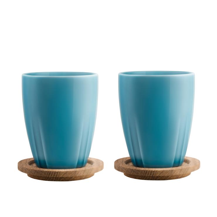 Bruk Cup With Wooden Cover 2 Pack