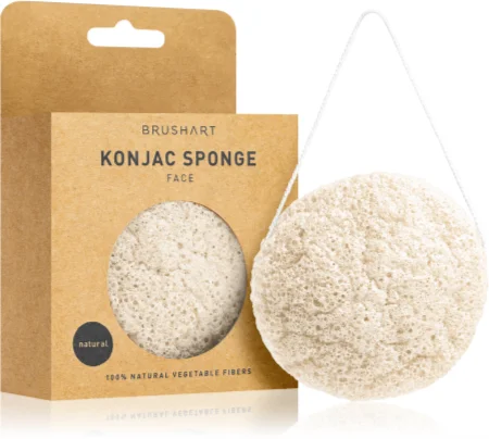 BrushArt Home Salon Konjac sponge gentle peeling sponge for the face