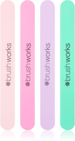 Brushworks Nail Files Pastel Set with Files (for Nails)