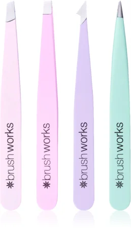 Brushworks Tweezer Set Pastel Tweezer Set