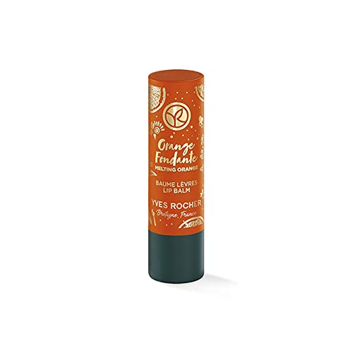 Yves Rocher Festive Collection Nourishing Lip Balm Melting Orange, A Lip Balm with the Heavenly Fragrance of Candied Orange with Chocolate for Nourished Lips, 1 Stick 4.8 g