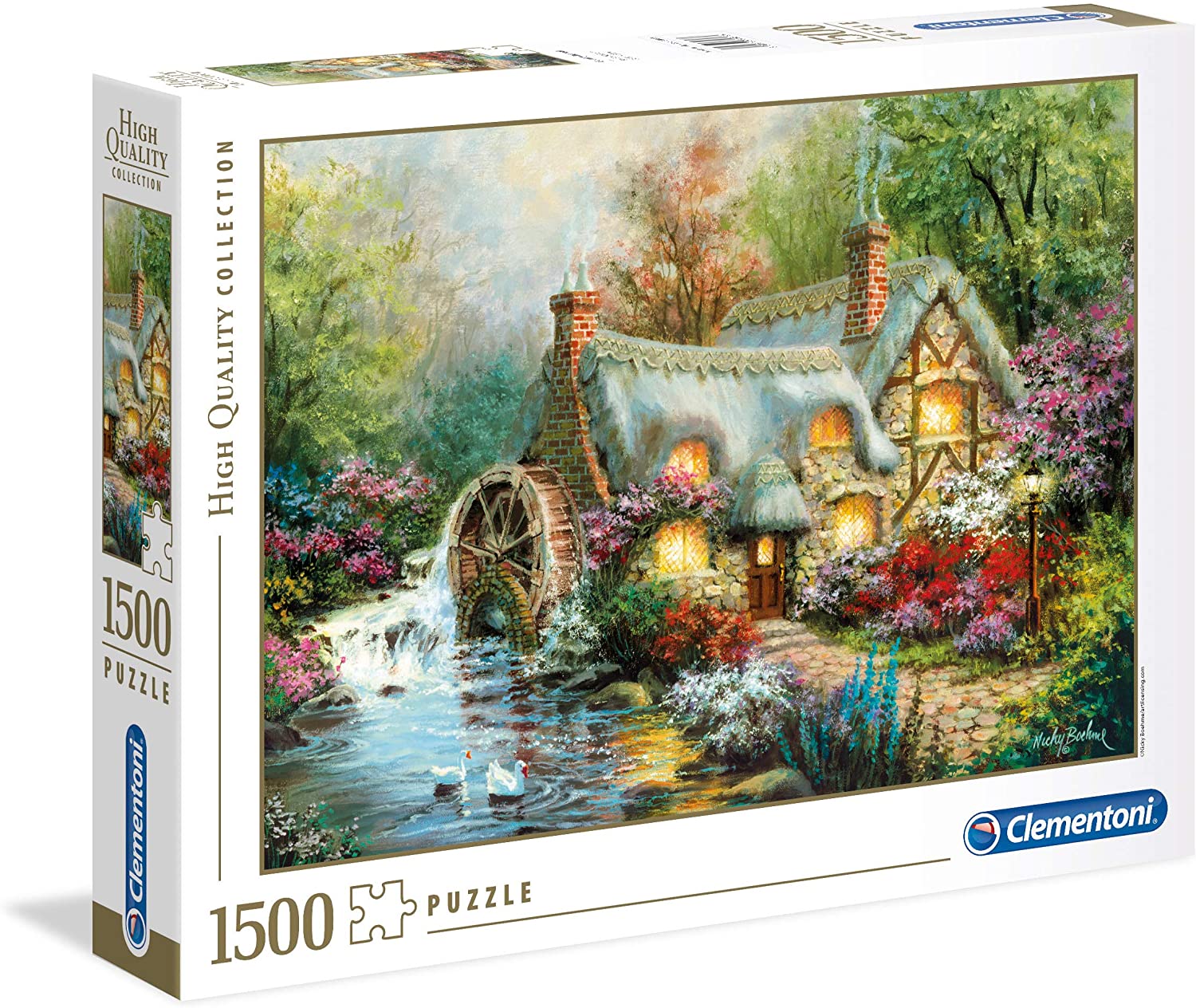 Clementoni 31812" Country Idyll Jigsaw Puzzle 1500 Pieces Collection