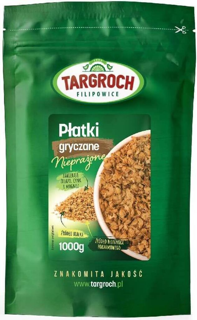 Buckwheat flakes 1000g TARGROCH