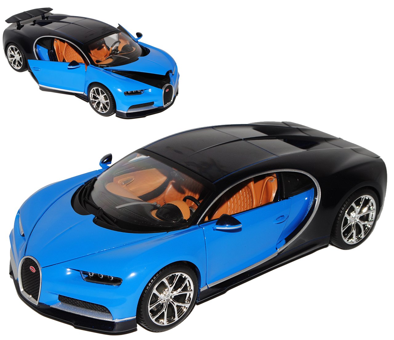 Bugatti Chiron Blue From 2016 1/18 Bburago Modell Auto Mit Oder Ohne Indivi