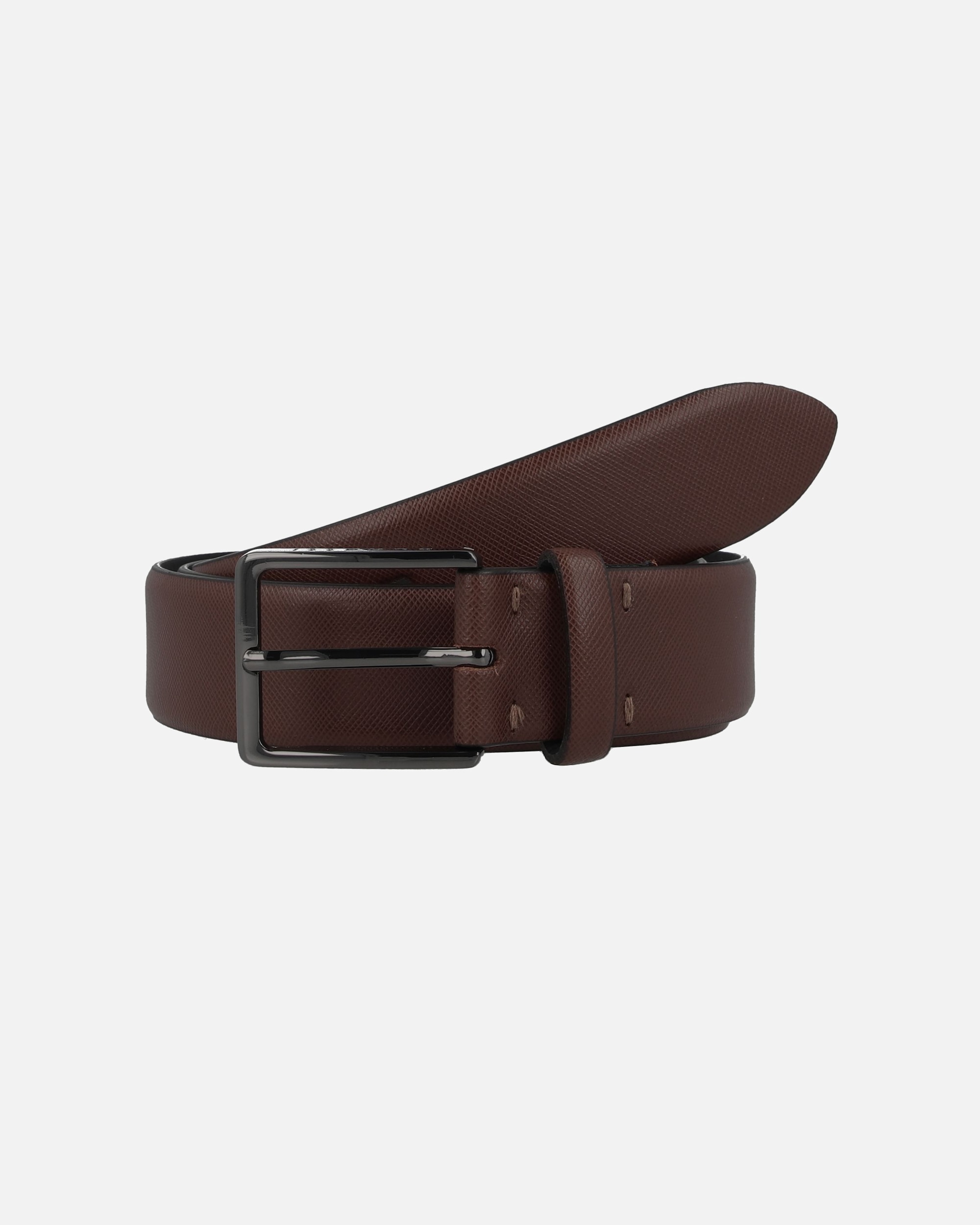 Bugatti belt belt leather (whiskey whiskey)