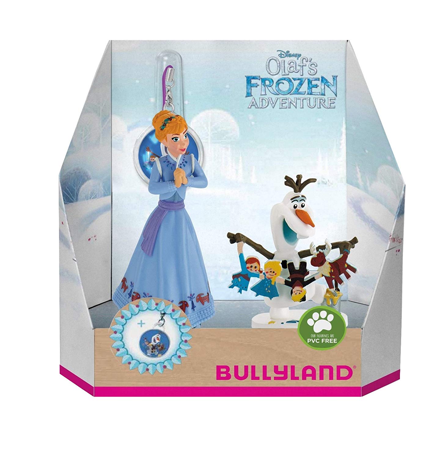 Bullyland 13431 Disney Olafs Frozen Adventure, Anne with Charm Toy Figure