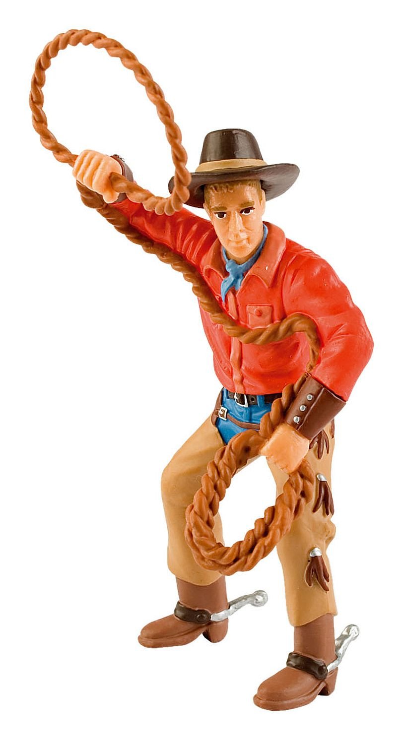 Bullyland Cowboy With Lasso Figurine