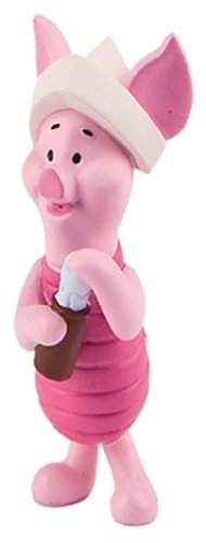 Bullyland Piglet With Hat Figurine