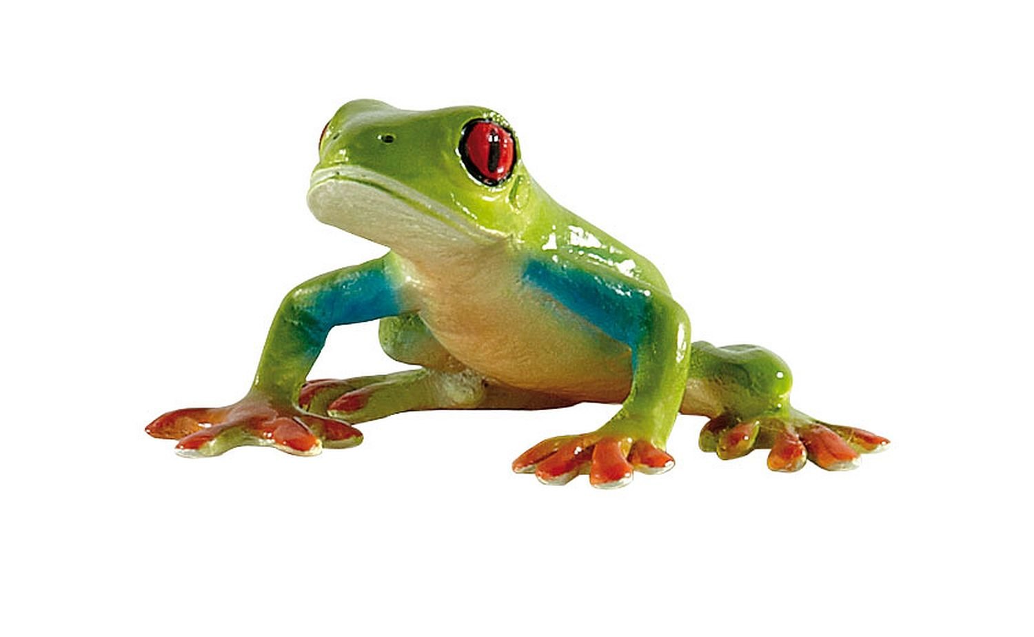 Bullyland "Red-Eyed Tree Frog" Figure (Multi-Colour)