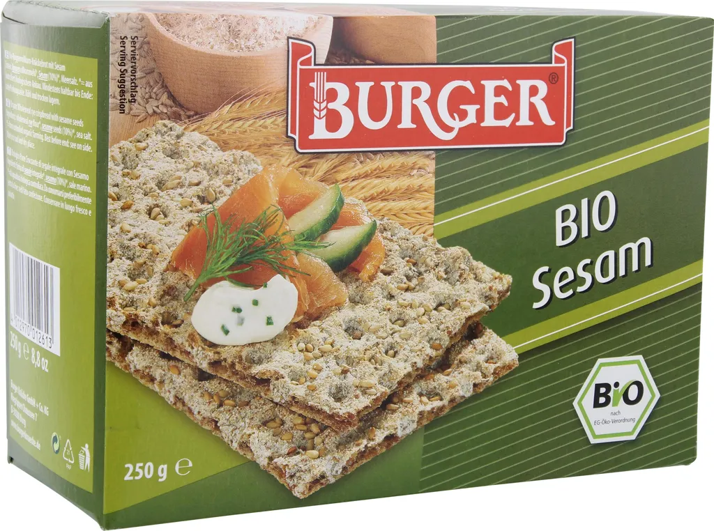 Burger crispbread sesame (250 g)