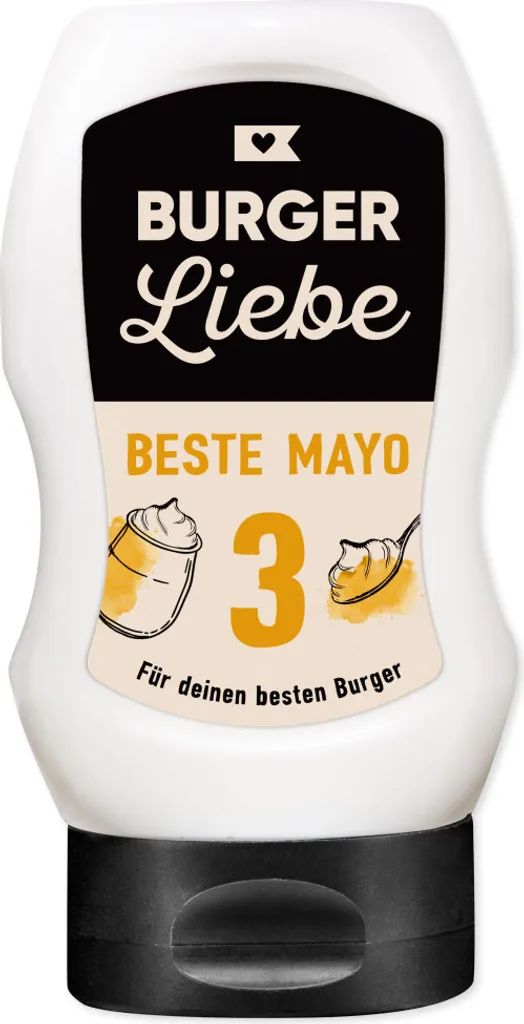BURGER LOVE Burger Sauce - Best Mayo - 300ml - vegan - no preservatives