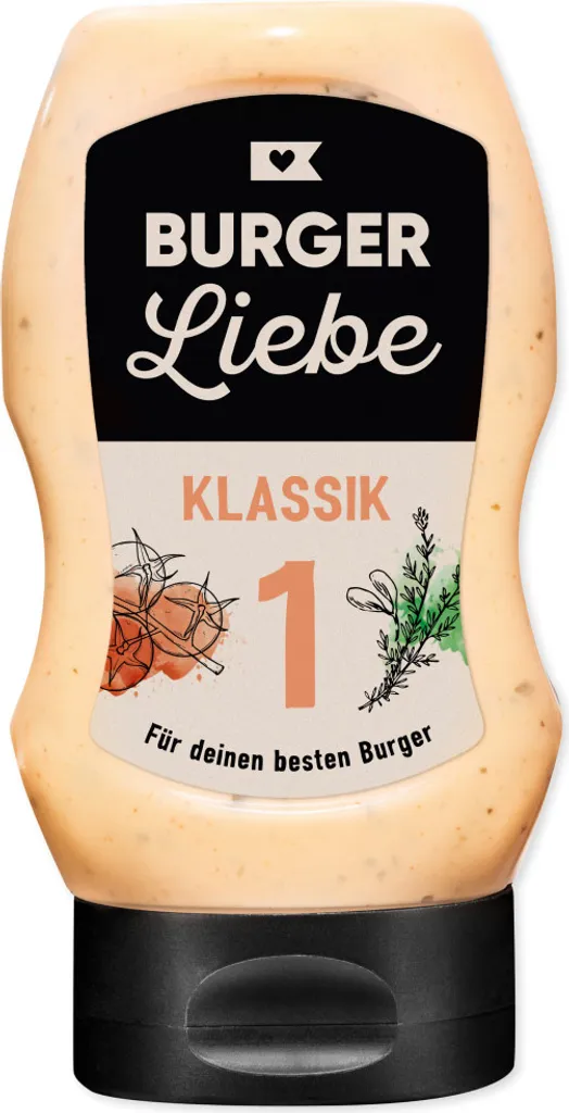 BURGER LIEBE Burger Sauce - Classic - 300ml - vegan - no preservatives
