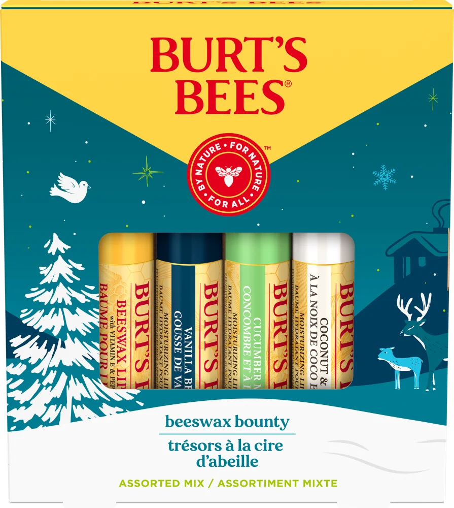 Burt’s Bees Festive Beeswax Bounties Gift Set (for Dry Lips)