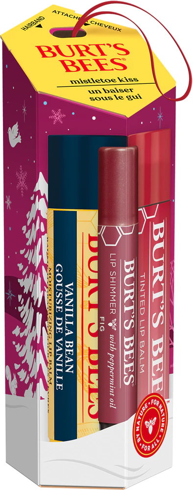 Burt’s Bees Festive Mistletoe Kiss Lip Gift Set