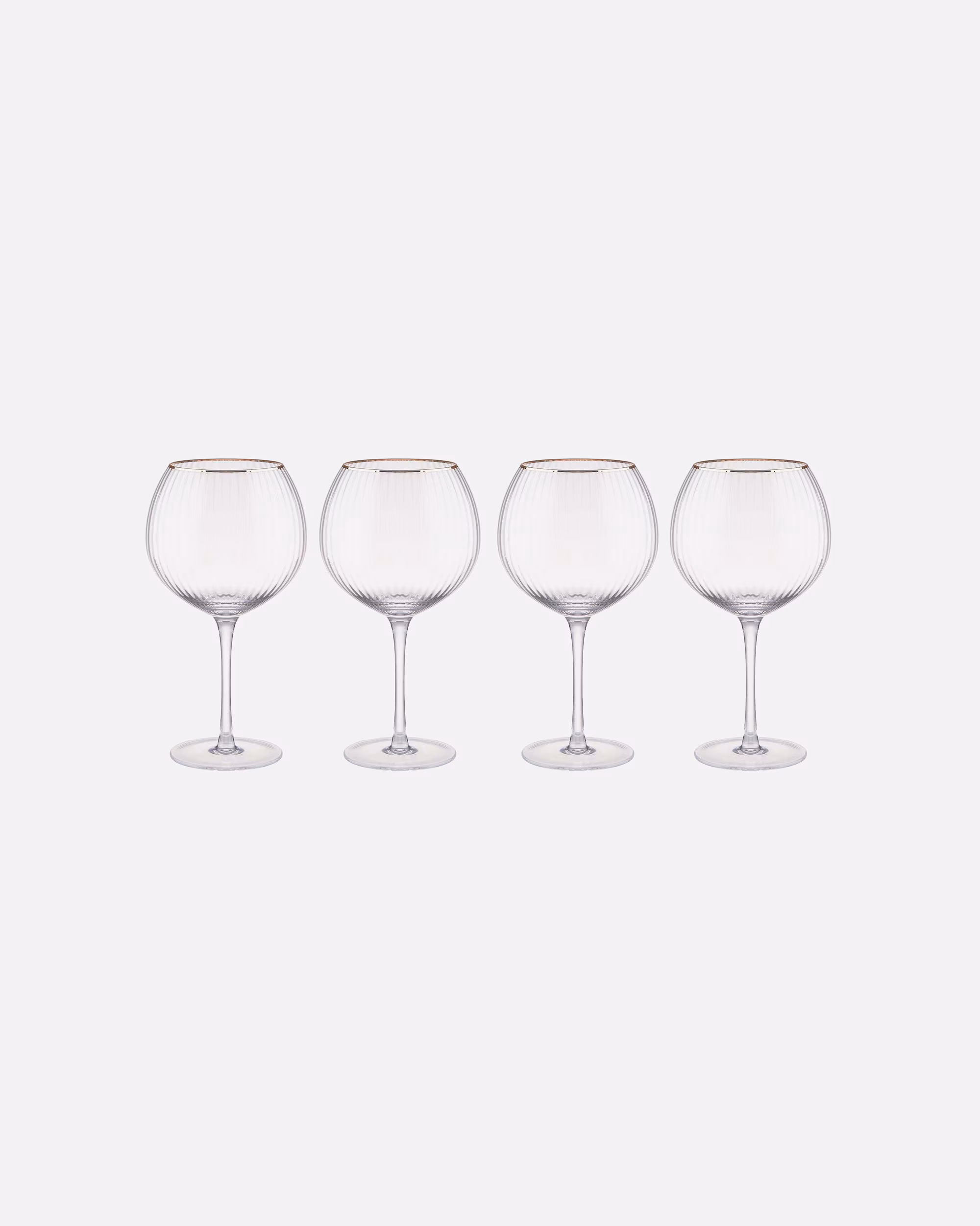 BUTLERS Glass GOLDEN TWENTIES 4x Gin glasses 650ml