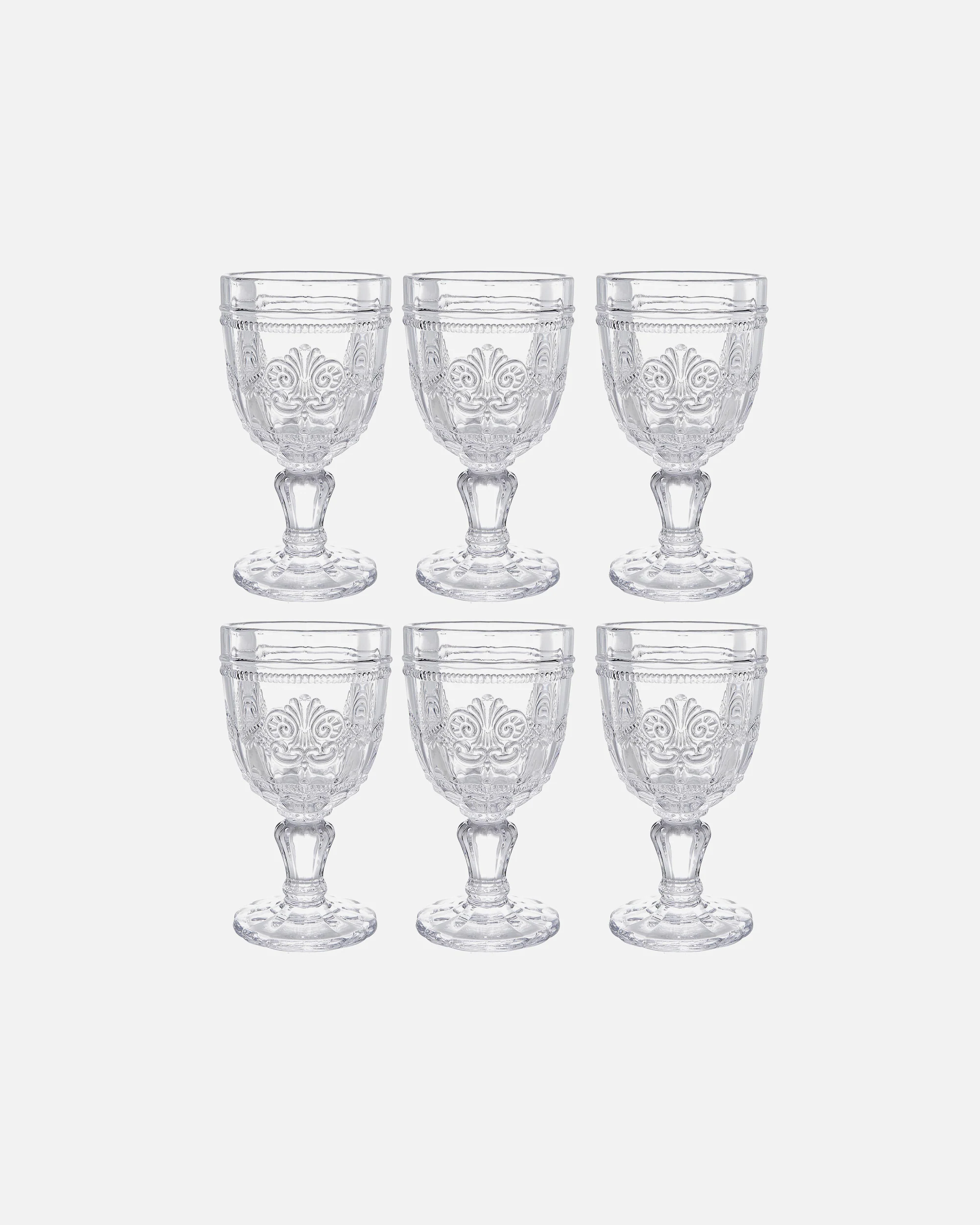 BUTLERS Glass VICTORIAN 6x wine glasses 230 ml