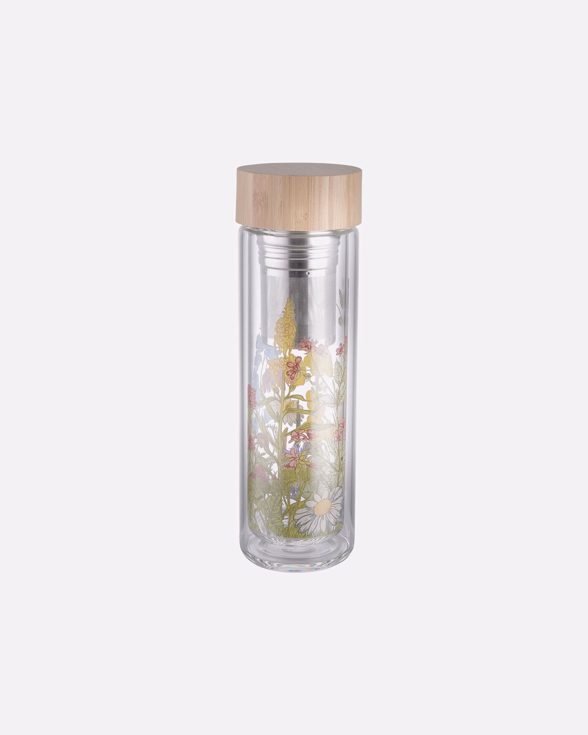 BUTLERS pot TEA TENDER tea bottle with floral print 450ml