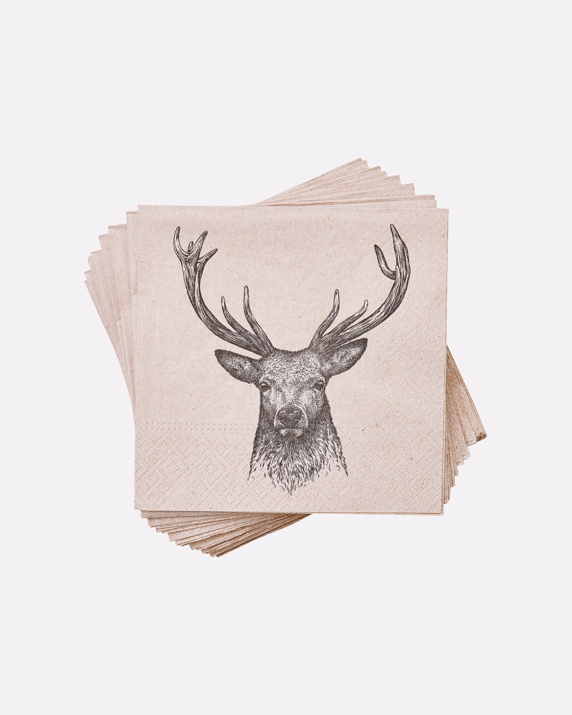 BUTLERS napkin APRÈS paper napkin recycled deer 20 pieces