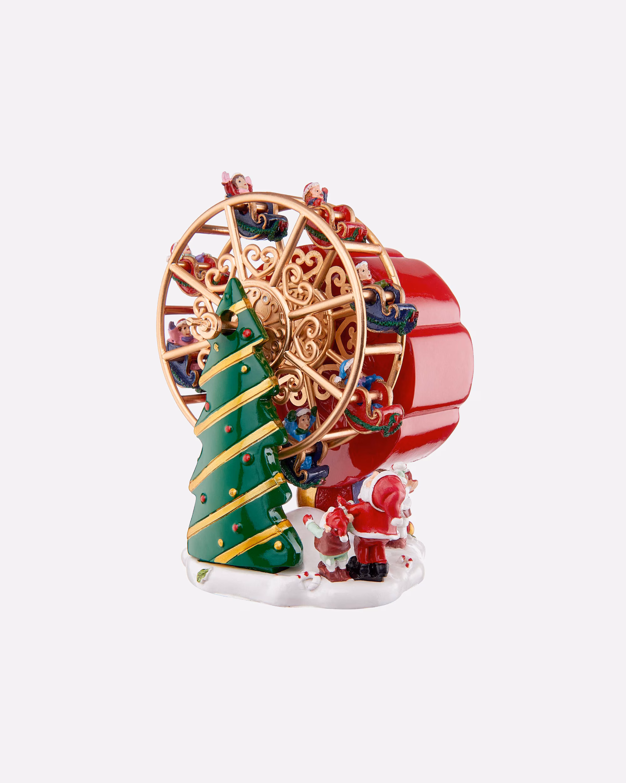 BUTLERS clock X-MAS music box Ferris wheel height 15cm