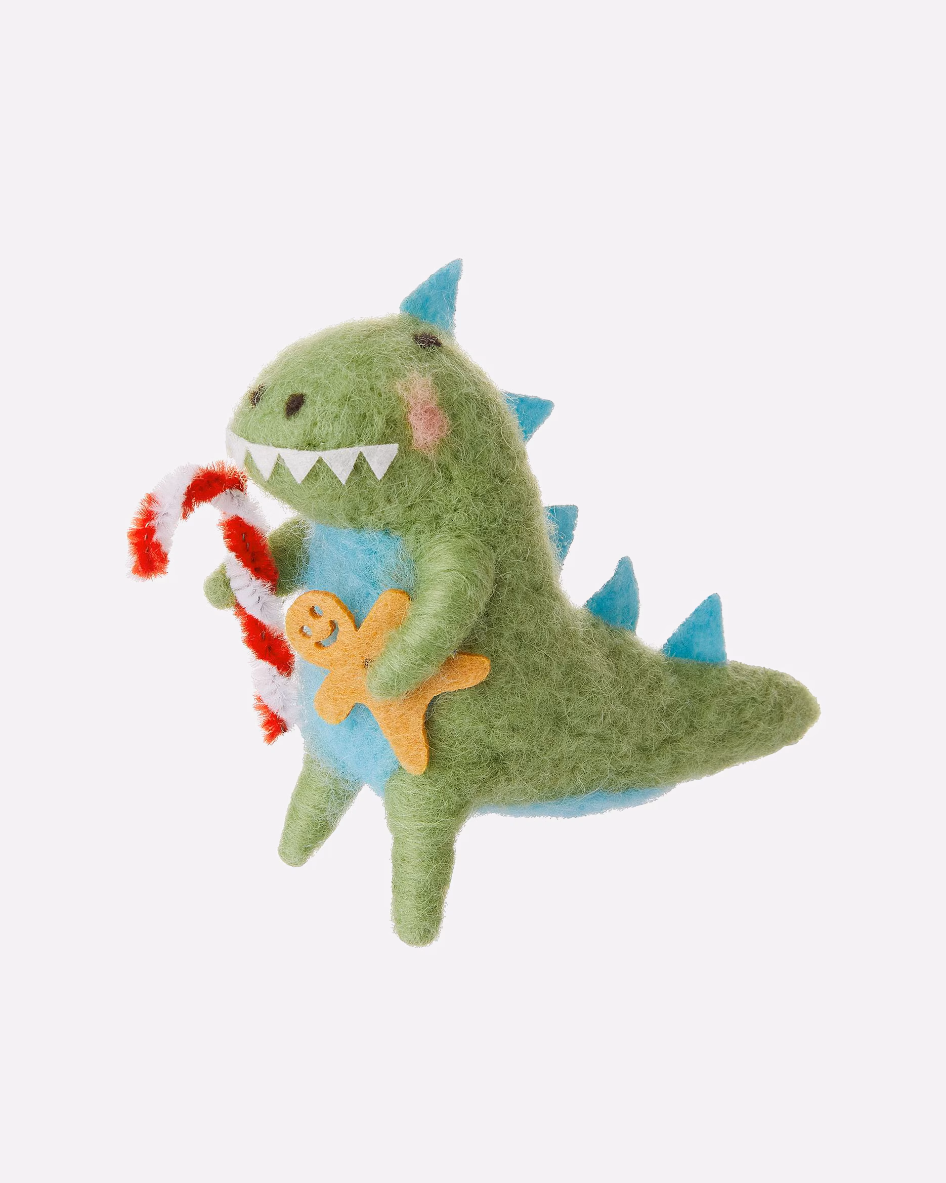 BUTLERS Christmas decorations HANG ON pendant Dino with candy cane