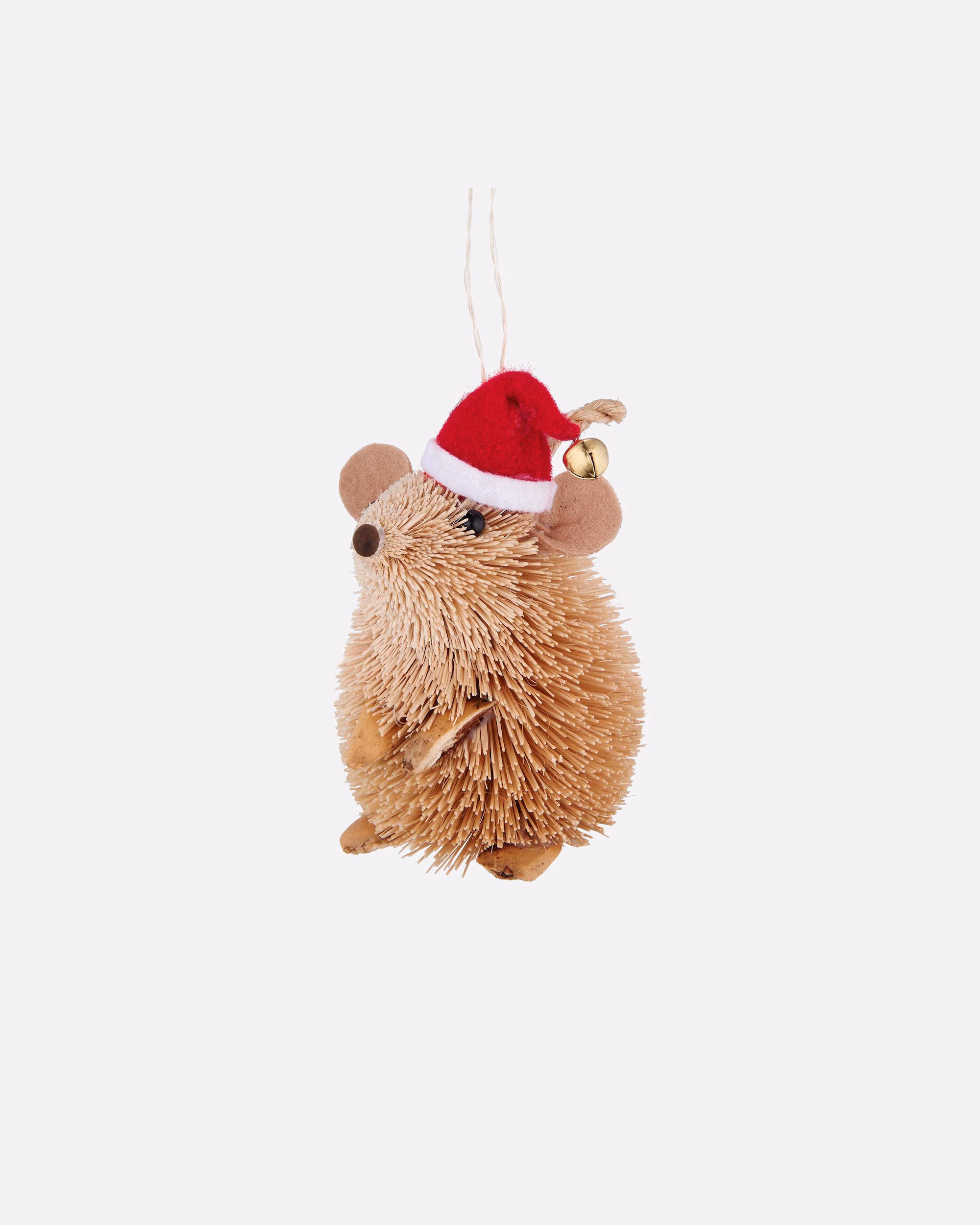 BUTLERS Christmas decorations HANG ON pendant mouse with Santa hat