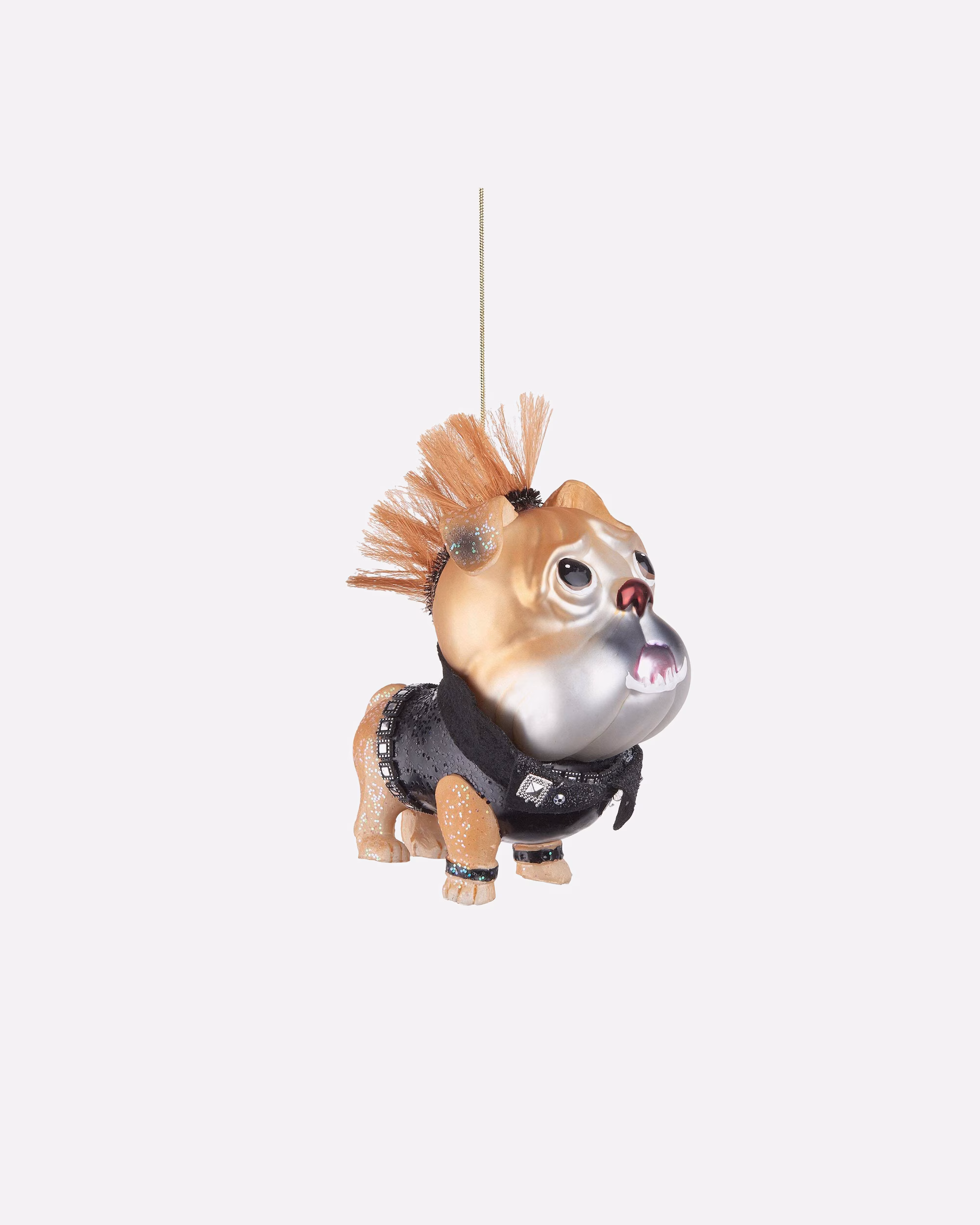 BUTLERS Christmas Ornament HANG ON Pendant Rocker Pug