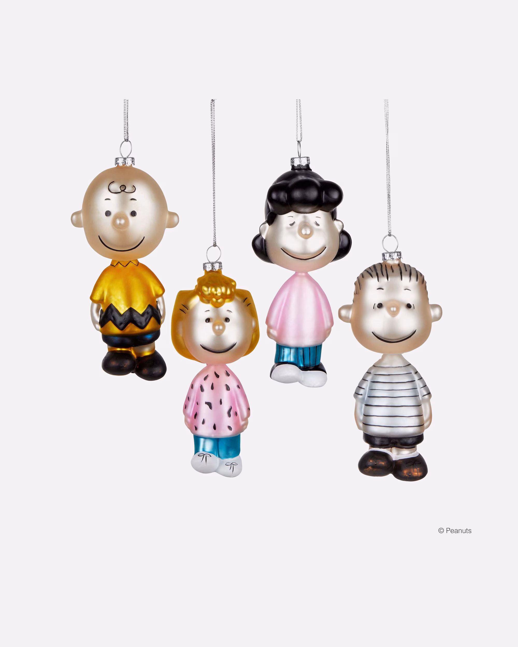 BUTLERS Christmas decorations PEANUTS pendant 4-piece. Family
