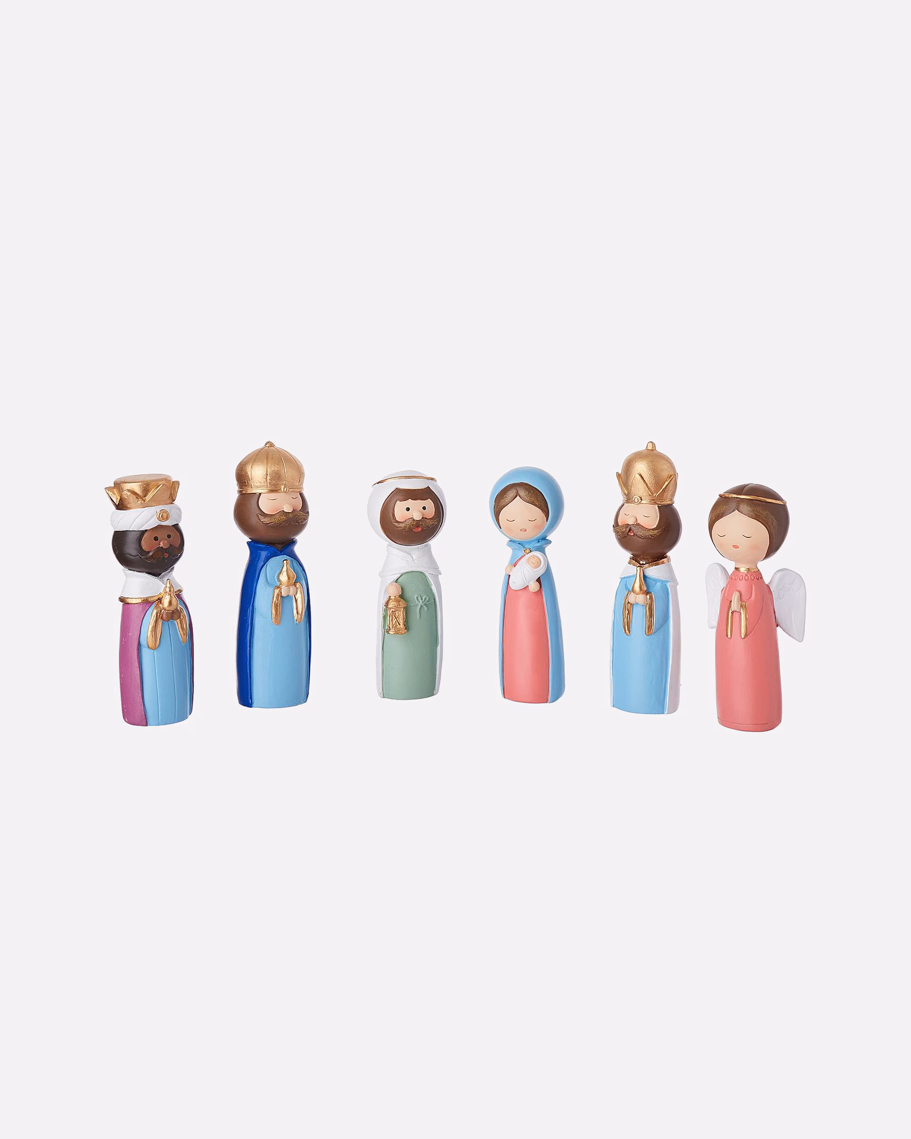 BUTLERS Christmas decorations X-MAS nativity set 6 pieces