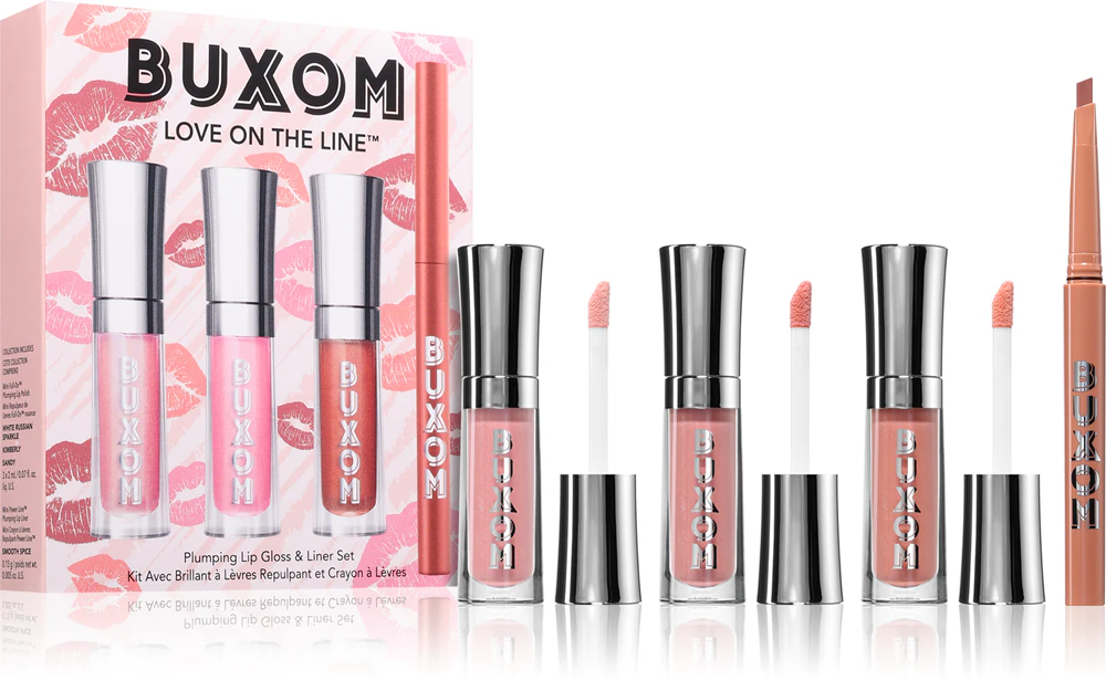 Buxom PLUMPING LIP KIT LOVE ON THE LINE gift set Kimberly