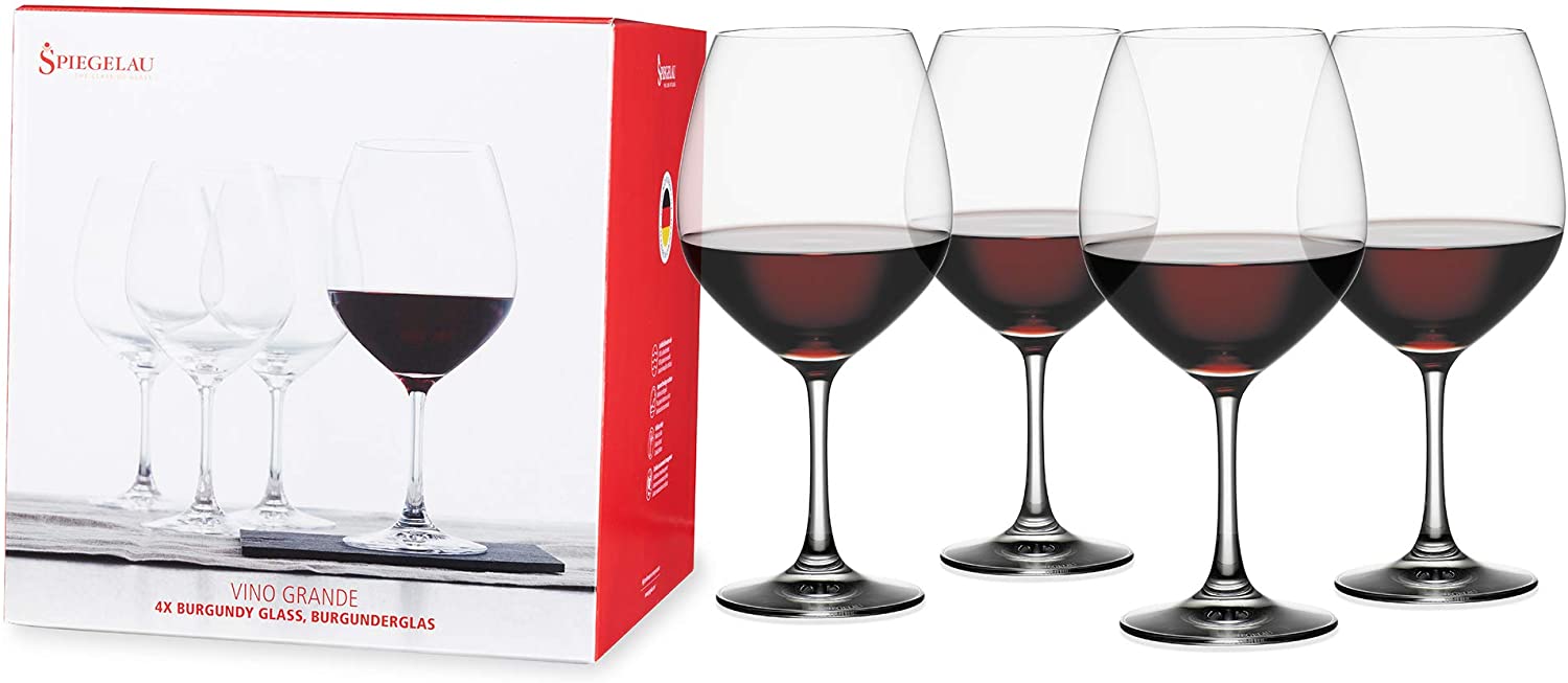 Spiegelau & Nachtmann 4510270 451/00 Vino Grande Burgundy Glasses Set of 4