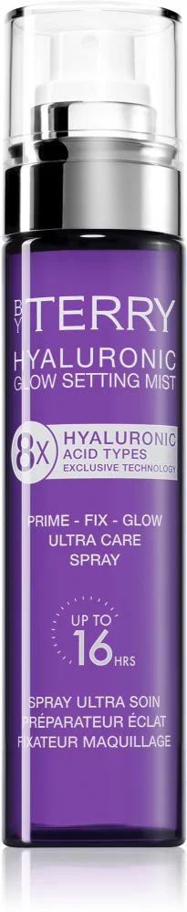 By Terry Hyaluronic Glow Setting Mist Spray for fixing make-up on the face with hyaluronic acid